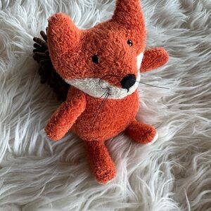 Jellycat mini Noodle Fox Plush - Orange and White